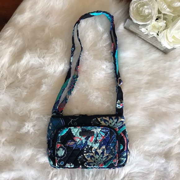 Vera Bradley Handbags - NWT Vera Bradley Little Hipster Lotus Flower Swirl